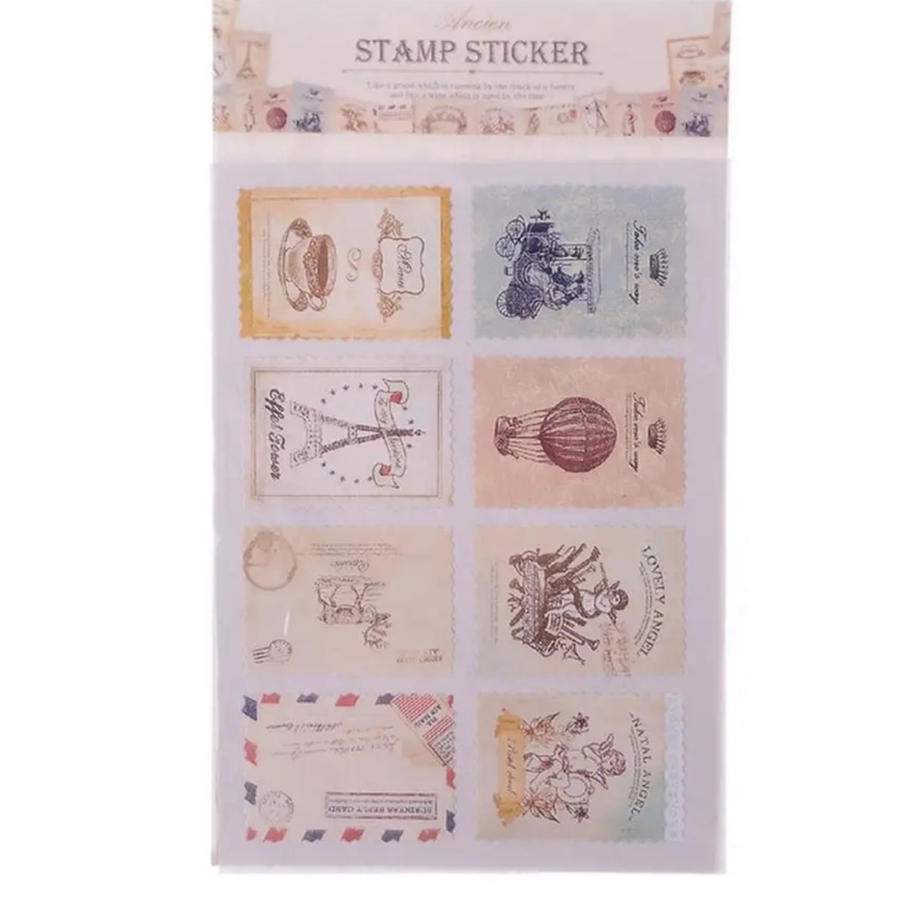 $1 VINTAGE STAMP STICKERS. $1 WITH ANY $10 ORDER OR MORE